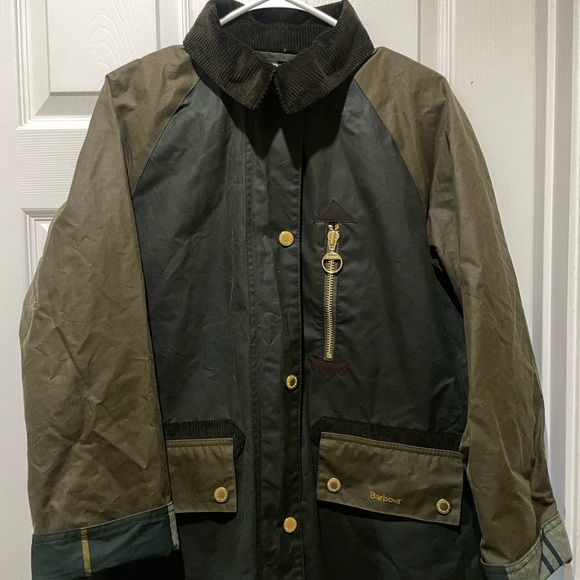 Barbour Evette Water Repellent Waxed Car Coat - Picture 5 of 11